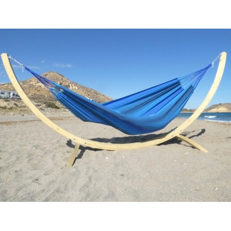 Hamac bleu 2places avec support