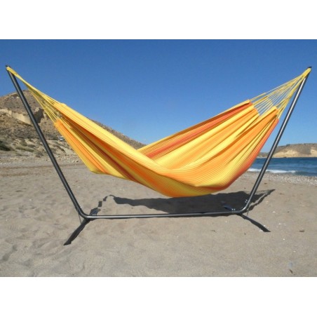 Hamac orange avec support