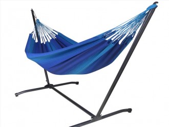 Hamaca con soporte INKA L - Azul