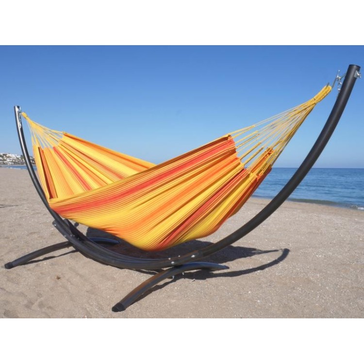 hamac sur pied xl jaune