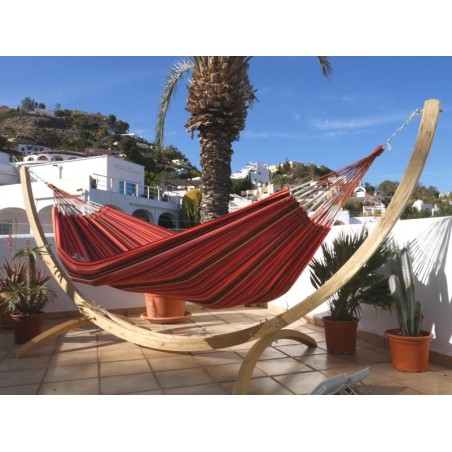 hamac orange terrasse