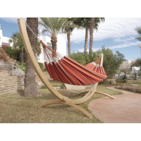 hamac orange jardin