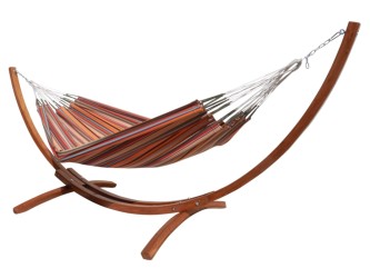 Hammock with L Aguilas stand