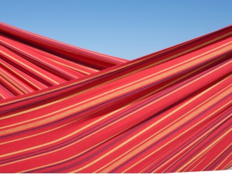 toile hamac rouge