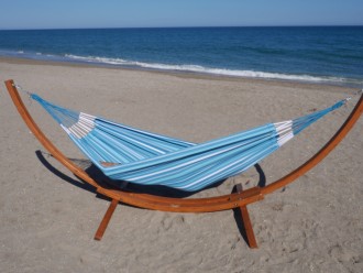 hamac bleu plage