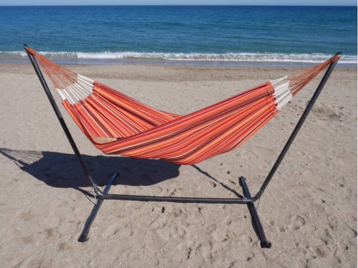 hamac orange plage