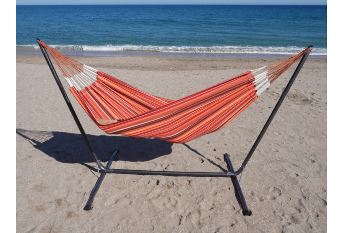 hamac orange plage