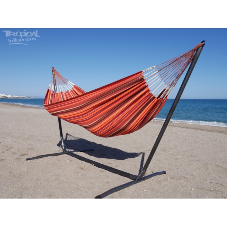 hamac sur pied orange
