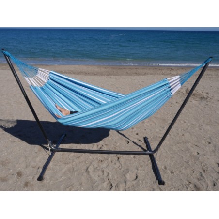 hamac plage bleu