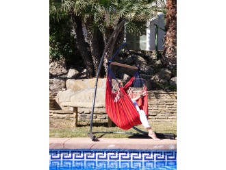 chaise hamac rouge