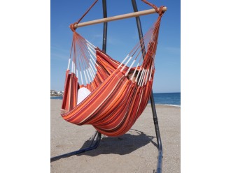 chaise hamac orange