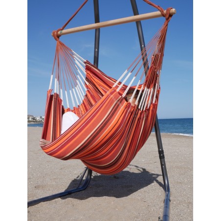 chaise hamac orange