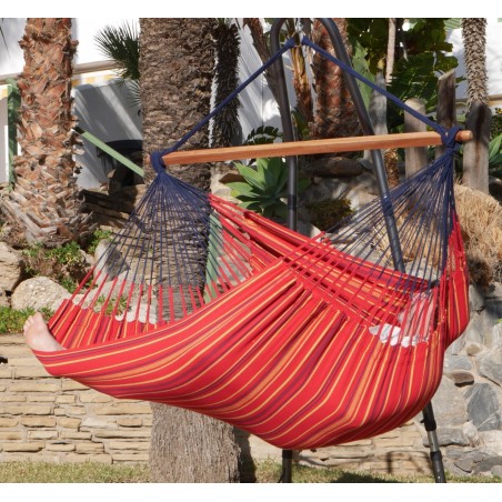 SILLA HAMACA ROJA