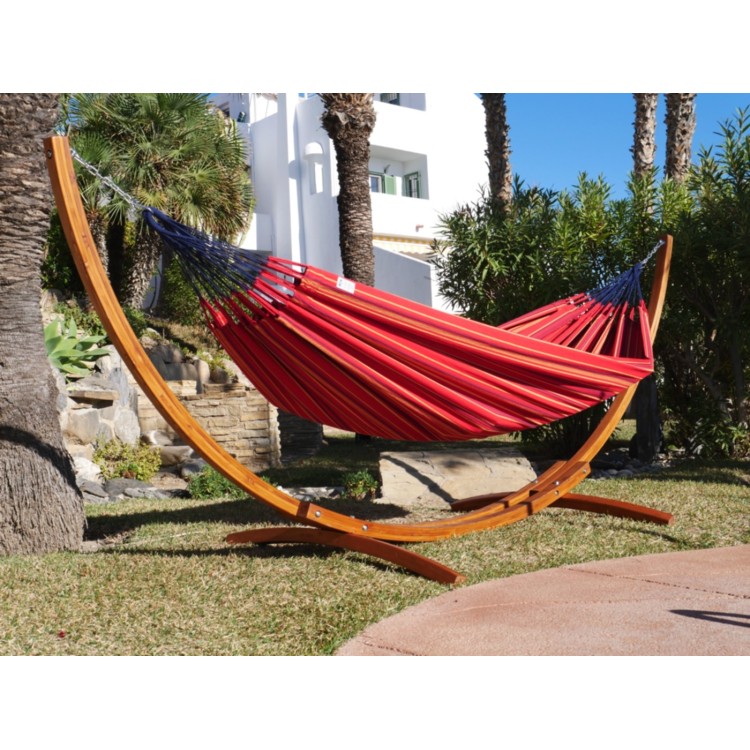 HAMMOCK WITH WOOD STAND