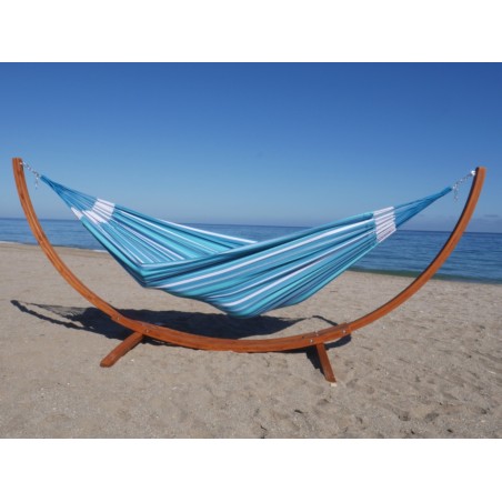 HAMACA CON SOPORTE DE MADERA