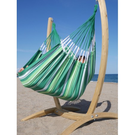 hamac chaise avec support bois