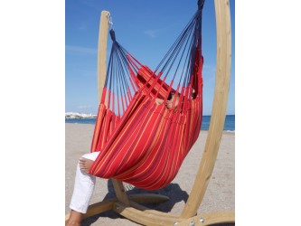 hamac chaise geante rouge