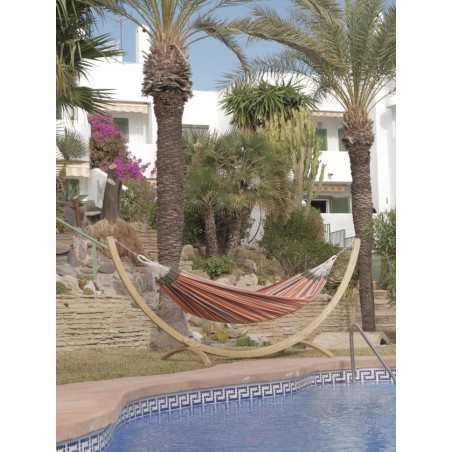Hamac multicouleur piscine
