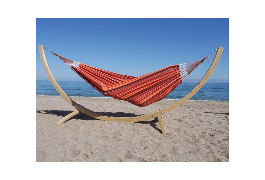hamac orange plage