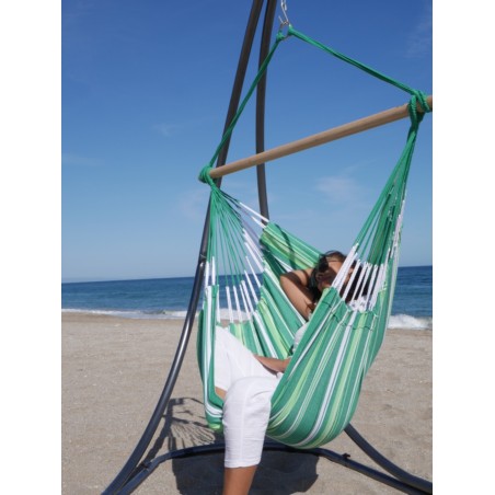 hamac chaise avec support metallique