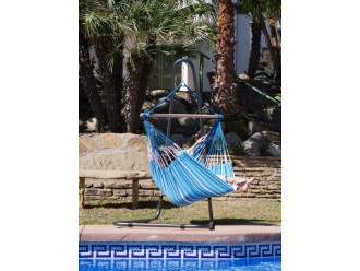 hamac chaise bleu xl