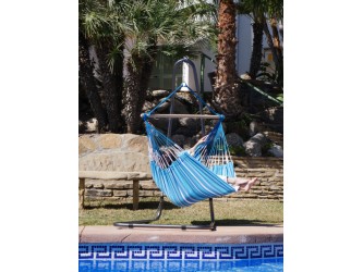 hamac chaise bleu xl