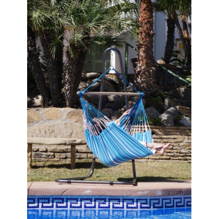 hamac chaise bleu xl