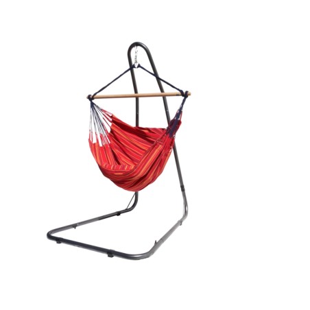 chaise hamac rouge