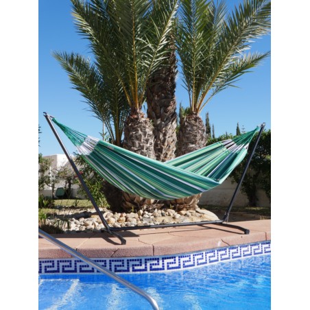 hamac avec support vert