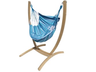 Malaga XL hammock chair with wooden stand