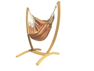 soporte de madera + hamaca silla XL Águilas