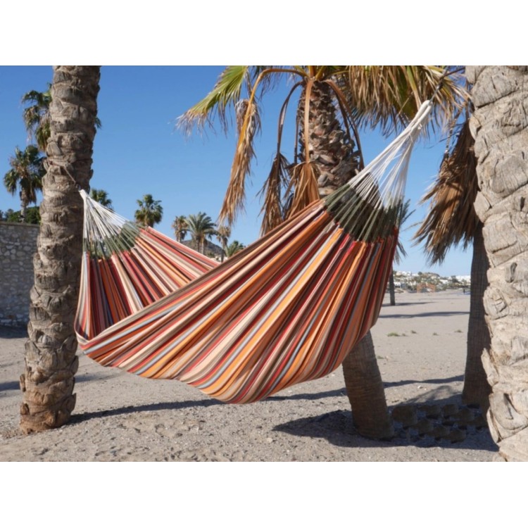 hamac entre deux palmiers