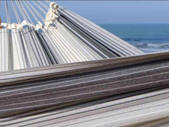 Textile hamac gris