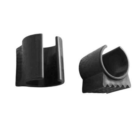 Paire d'embout de soutien support hamac noir