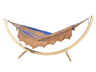 Maya King with blue Caruaru hammock