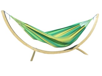 Soporte para hamaca Maya Relax Soleil verde XXL