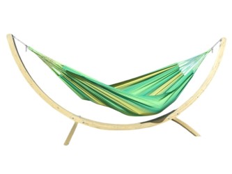 Maya XL Green Sun Freestanding Hammock