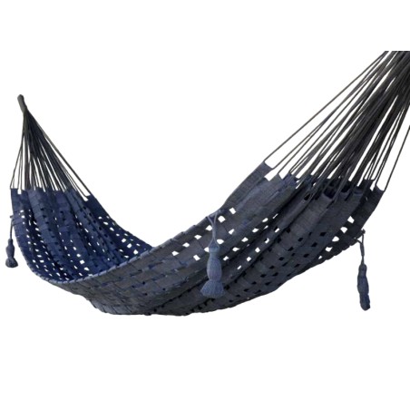 hamac de luxe noir moderne sur fond blanc