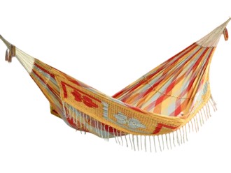 WAYUU Terracota, ocre amarillo, gris.