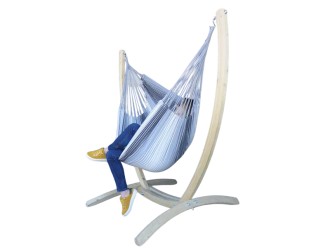 Hamaca silla con soporte Paquito 3 Gris XL