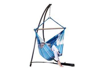 Silla hamaca con soporte Malaga XL Lunatta