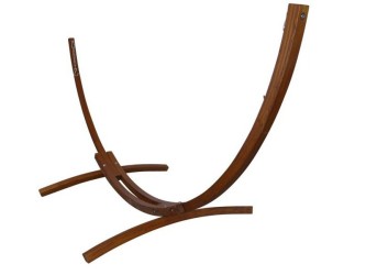 Support hamac Meleze en bois L sur fond blanc