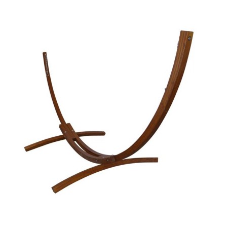 Support hamac Meleze en bois L sur fond blanc