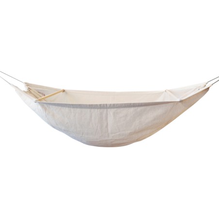 Hamac bébé El Cayuco écru sur fond blanc