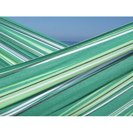 Échantillon de tissu de chaise hamac XXL vert multicolore