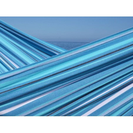 Échantillon de tissu de chaise hamac XXL bleu multicolore