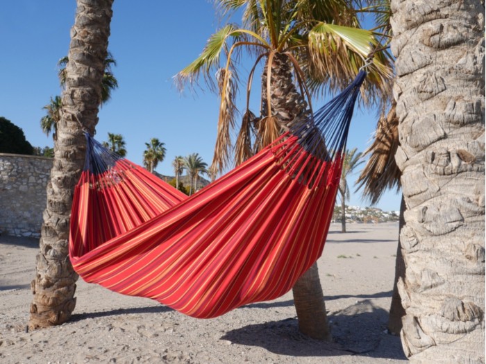 Hamac rouge jaune