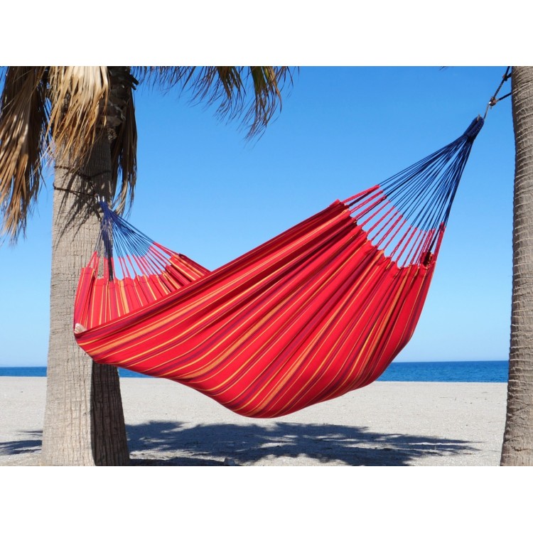 hamac rouge à rayures