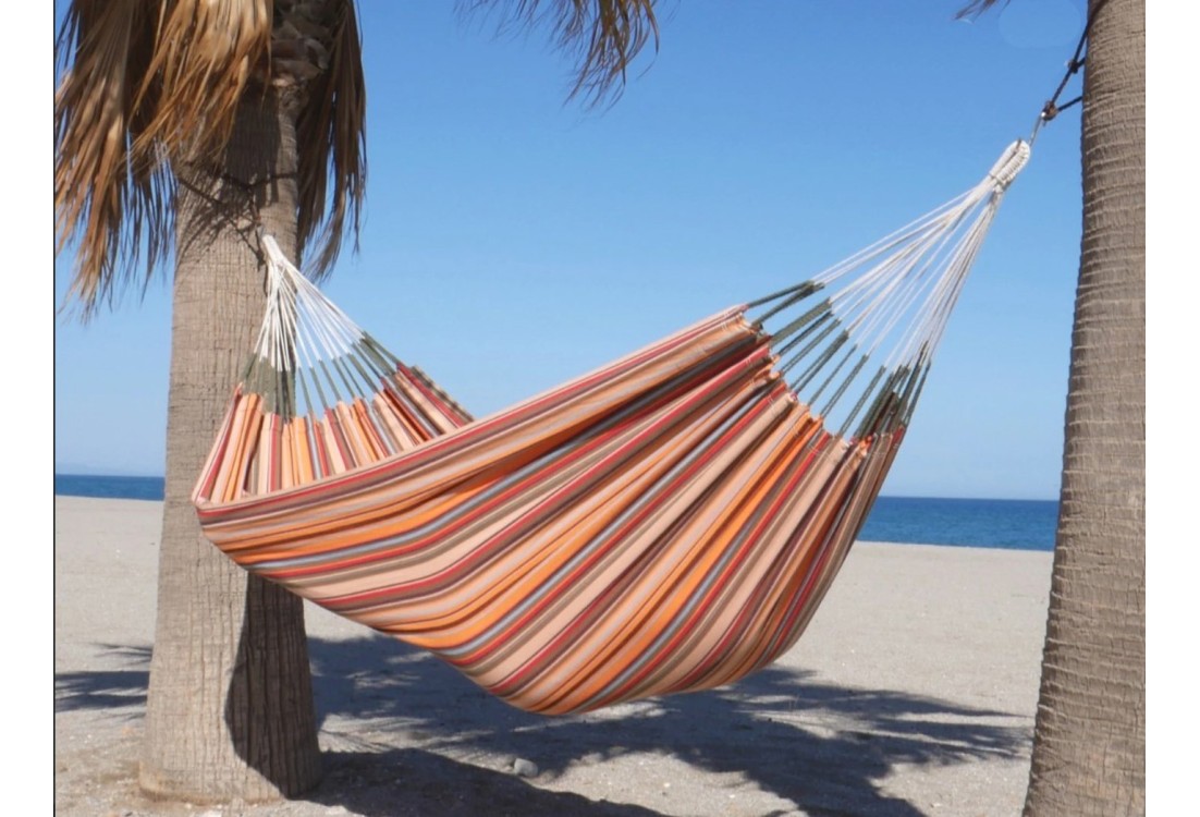 hamac multicolore palmier