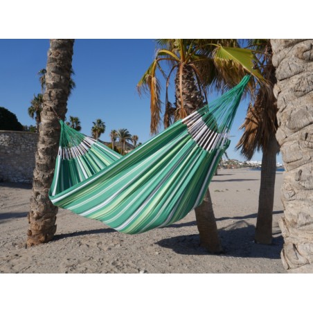hamac vert multicolore